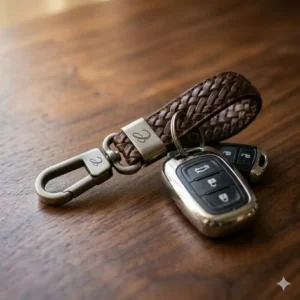 Multifunctional tool best car keychain with an integrated bottle opener.